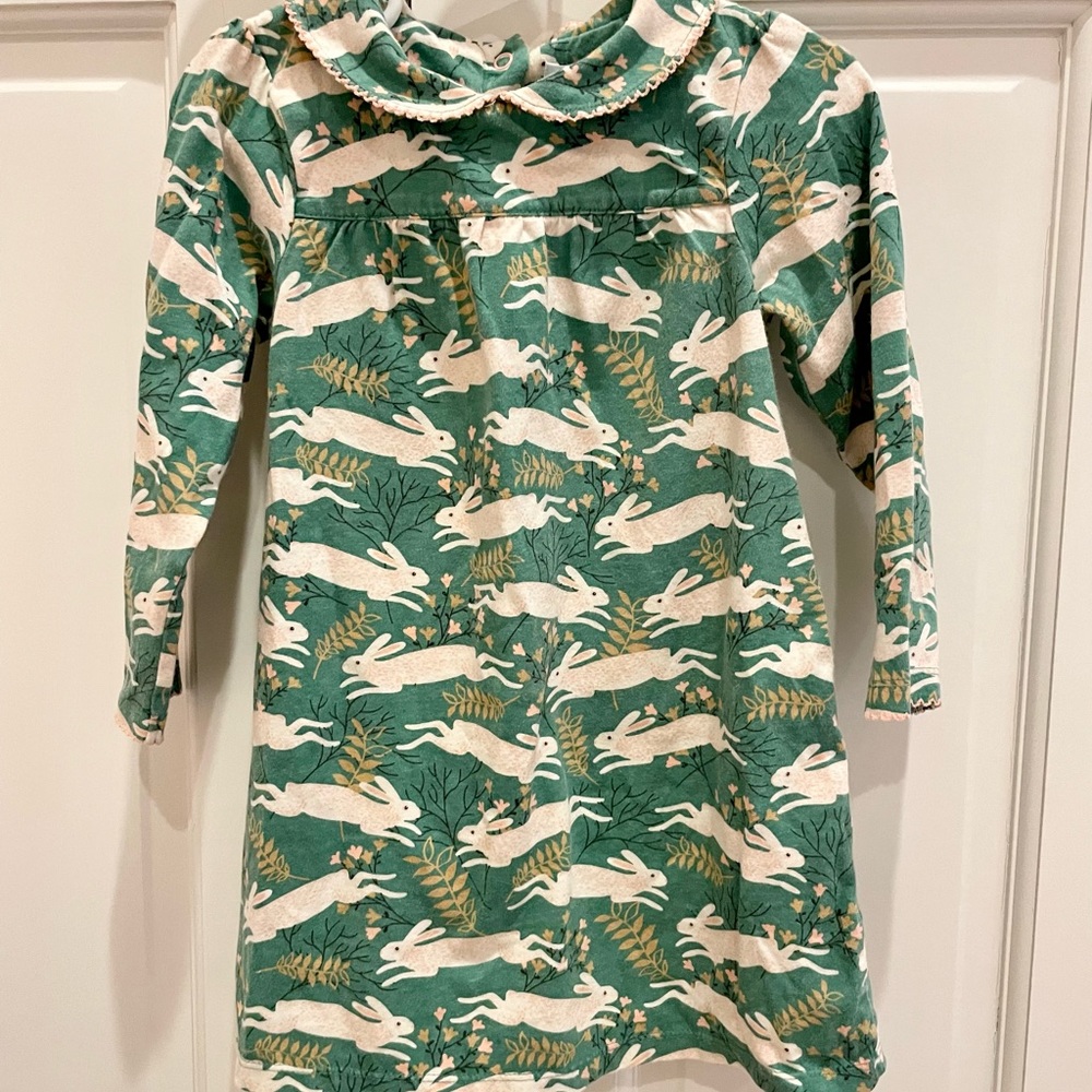 Baby Boden Bunny Dress, size 2-3